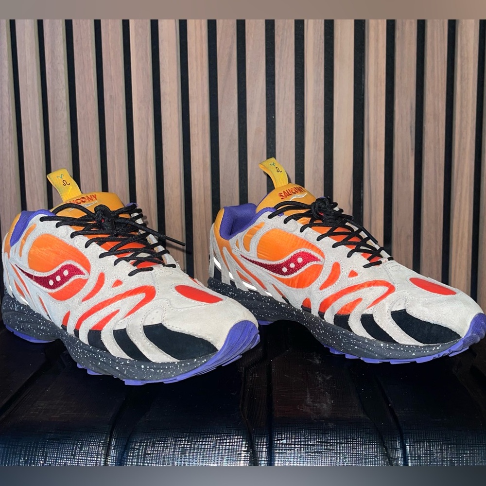 Saucony Kids Shoes - Orange and Purple